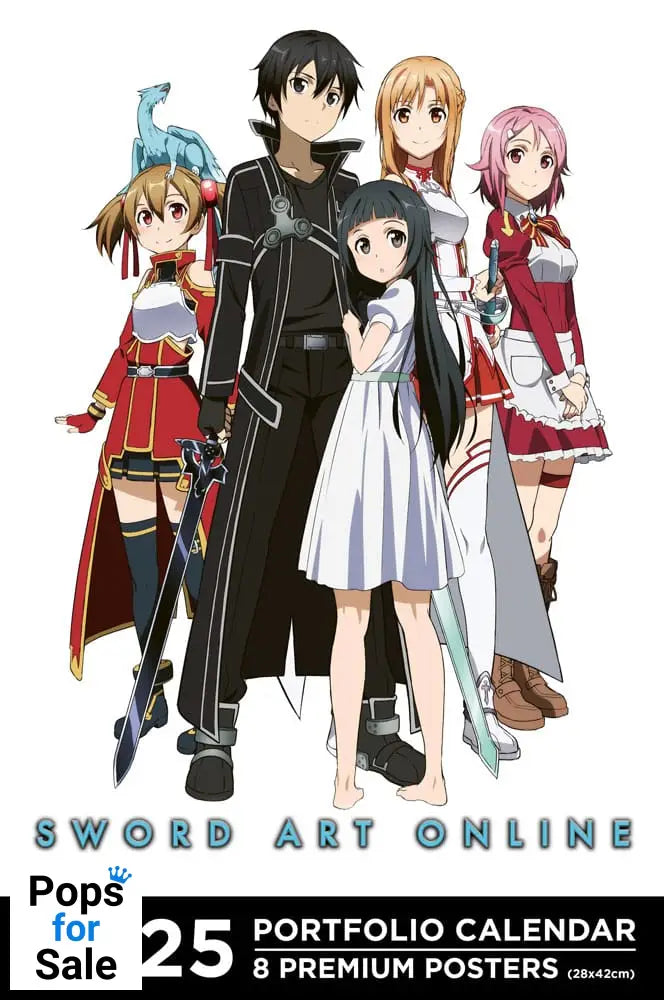 Sword Art Online Portfolio Calendar 2025 *English Version* Calendars