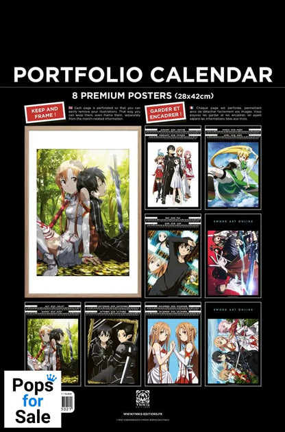 Sword Art Online Portfolio Calendar 2025 *English Version*