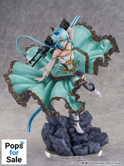 Sword Art Online SHIBUYA SCRAMBLE FIGURE PVC Statue 1/7 Sinon Crystal Dress Ver. 29 cm