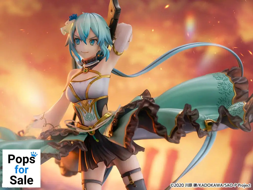 Sword Art Online SHIBUYA SCRAMBLE FIGURE PVC Statue 1/7 Sinon Crystal Dress Ver. 29 cm