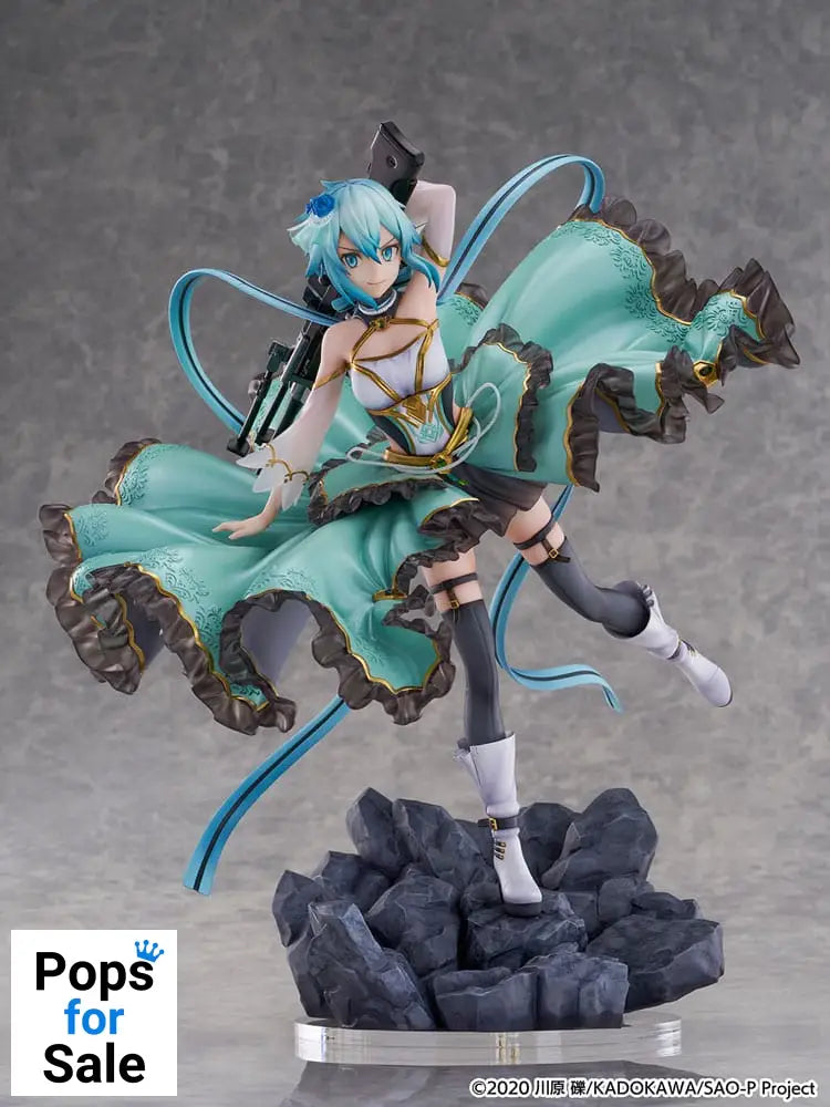 Sword Art Online SHIBUYA SCRAMBLE FIGURE PVC Statue 1/7 Sinon Crystal Dress Ver. 29 cm Statues