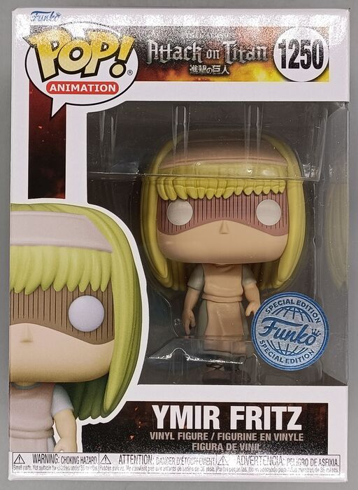 #1250 Ymir Fritz - Attack on Titan - Box Damaged Funko POP