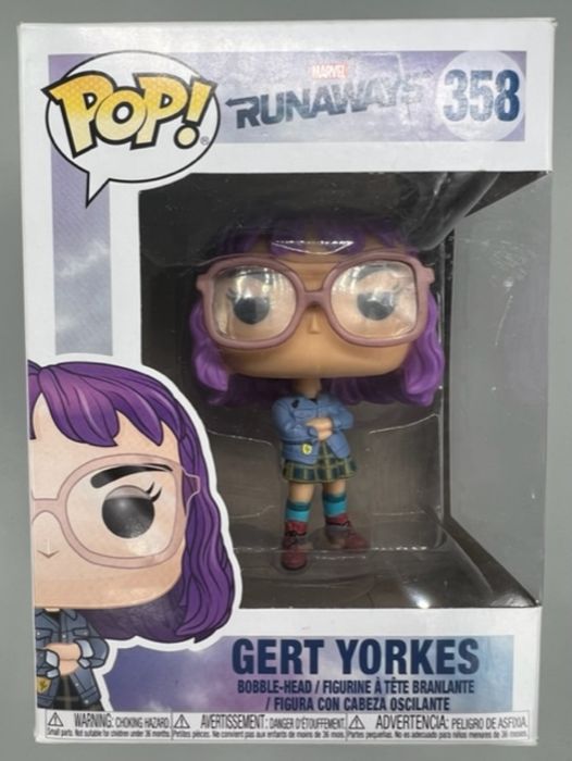 358 Gert Yorkes - Marvel Runaways - Funko POP - Box Damaged