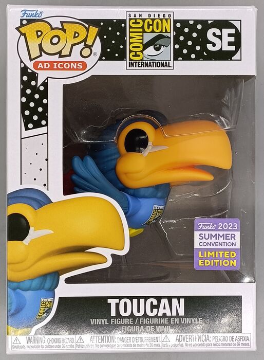 SE Toucan (Flying) SDCC Ad Icons - 2023 Con - New Funko POP