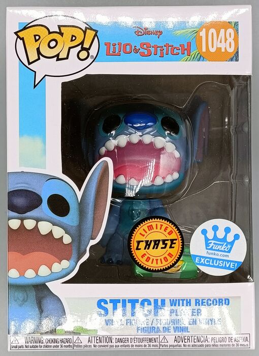 1048 Stitch with Record (Singing) - Chase - Disney Lilo & Stitch Funko POP