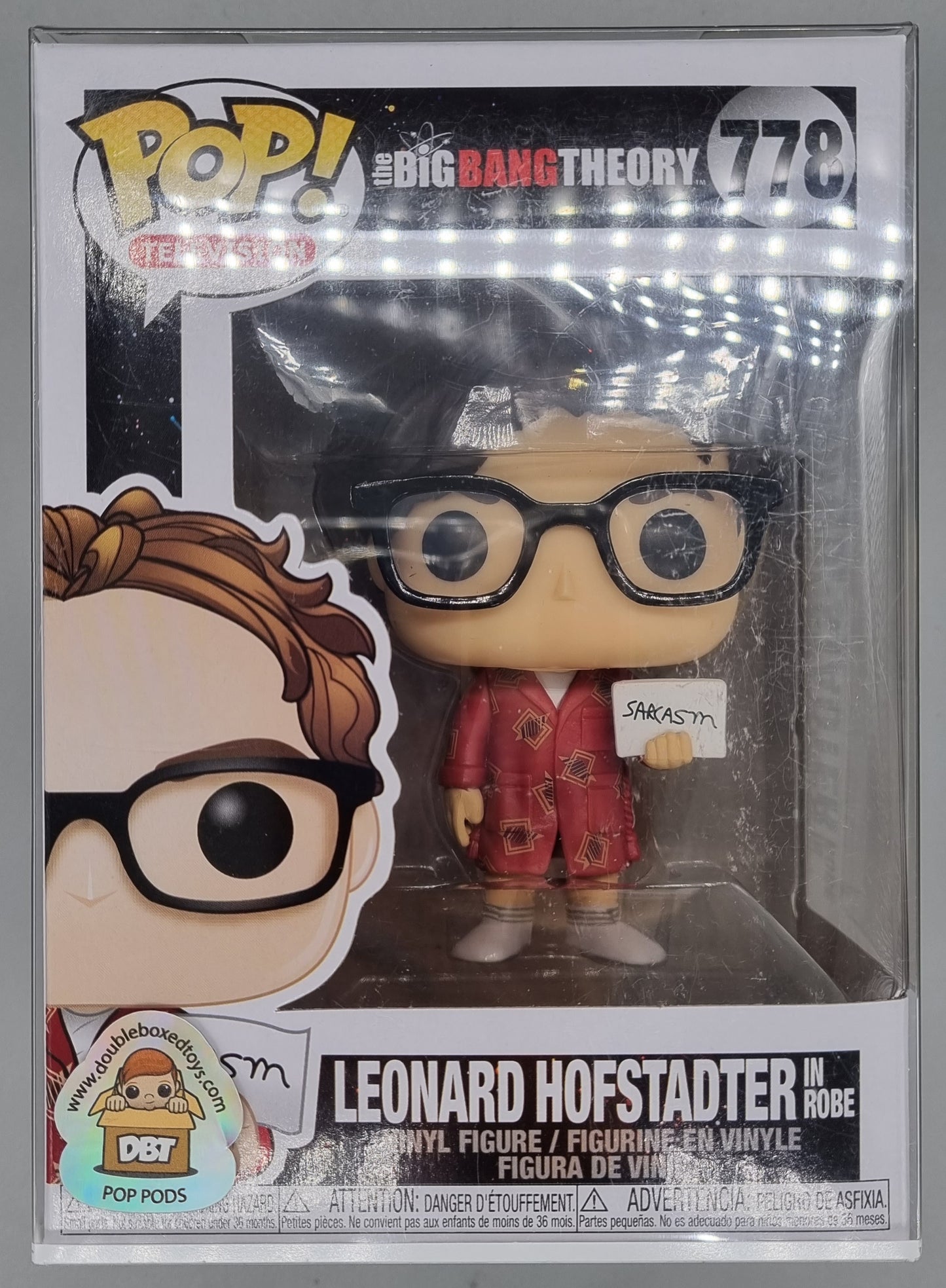 778 Leonard Hofstadter (in Robe) - Big Bang Theory Funko POP - Brand New
