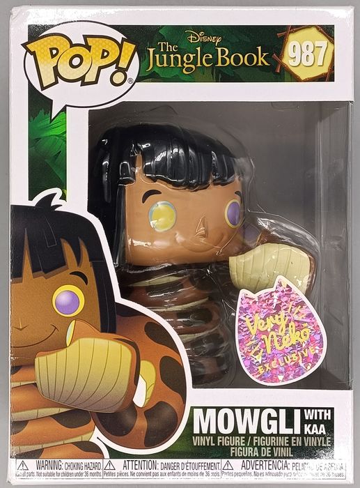 #987 Mowgli (with Kaa) - Disney Jungle Book - Box Damaged Funko POP