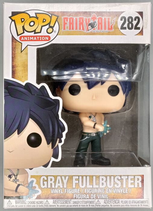 #282 Gray Fullbuster - Fairy Tail - Box Damaged Funko POP