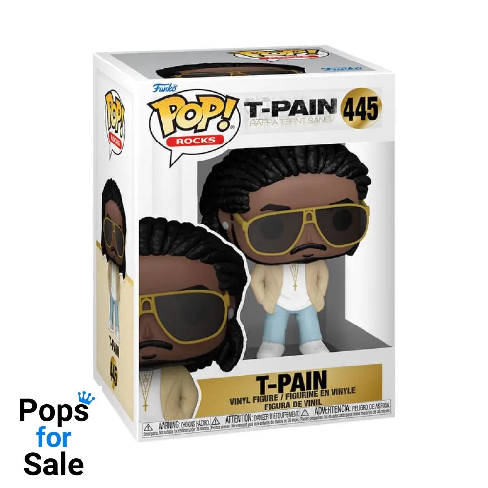 T-Pain POP! Rocks Vinyl Figure T-Pain (Rappa Ternt Sanga) 9 cm