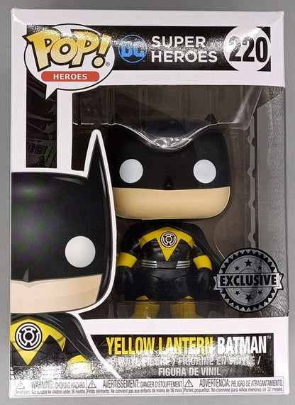 #220 Yellow Lantern Batman - DC Super Heroes - Box Damaged Funko POP