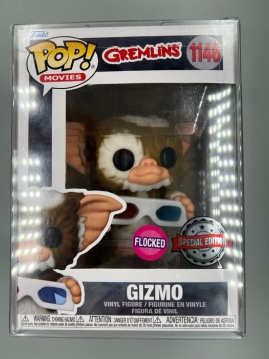 1146 Gizmo (w/ 3D Glasses) - Flocked - Gremlins Funko POP