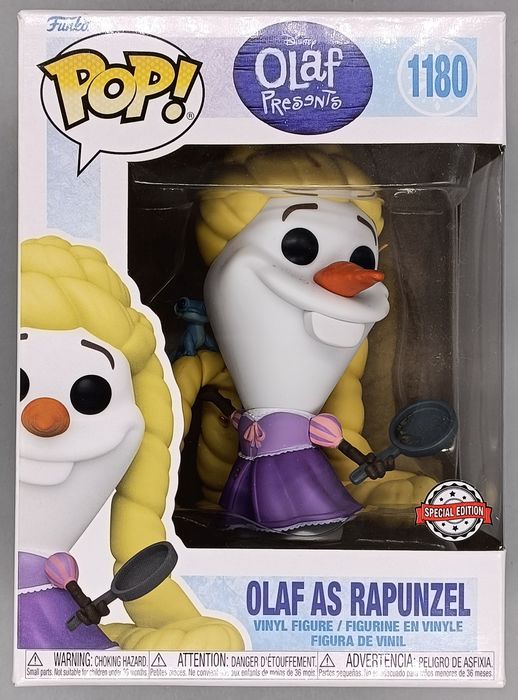 #1180 Olaf as Rapunzel Disney Olaf Presents Tangled Funko POP