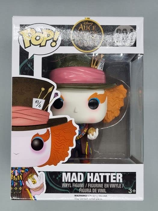 204 Mad Hatter (w/ Chronosphere) Disney Alice in Wonderland Funko POP - Box Damaged