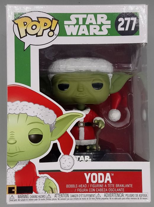 #277 Yoda (Santa) - Star Wars - Holiday - Box Damaged Funko POP