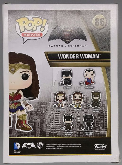 #86 Wonder Woman - DC Batman vs Superman - Box Damaged Funko POP