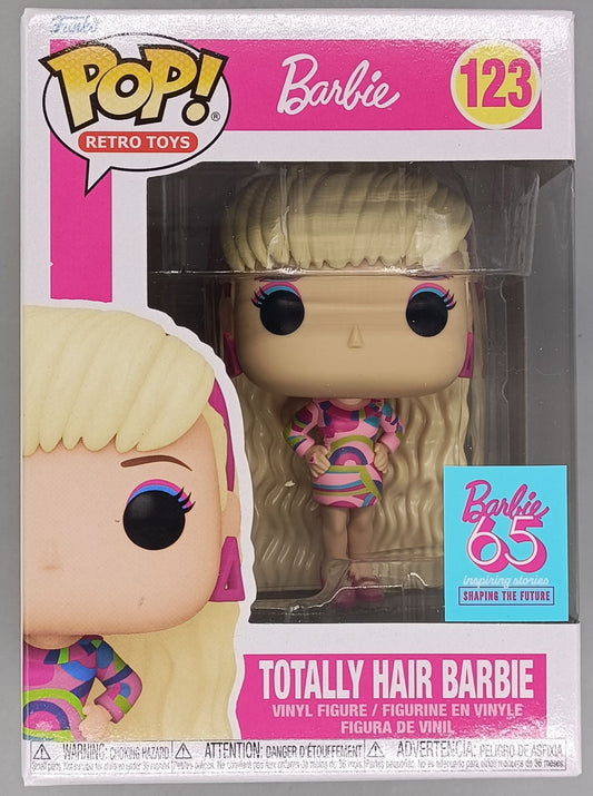 123 Totally Hair Barbie - Barbie Funko POP - Brand New