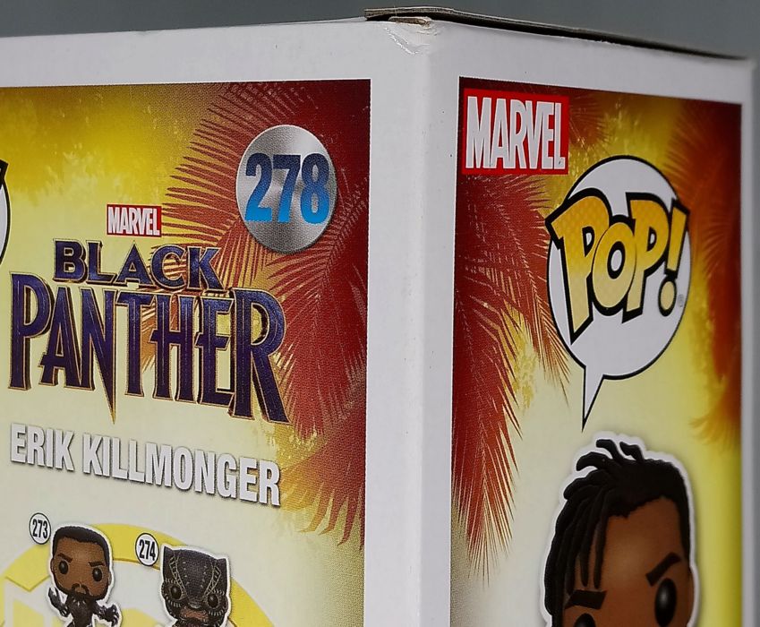 #278 Erik Killmonger - Marvel Black Panther Box Damaged Funko POP