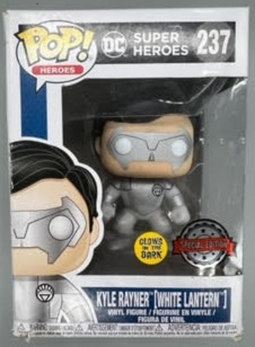 #237 Kyle Rayner (White Lantern) - Glow - DC Box Damaged Funko POP