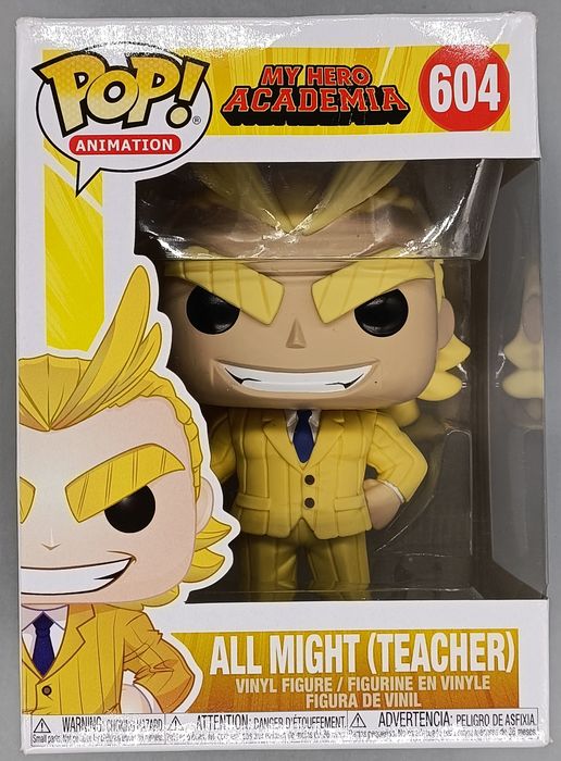 604 All Might (Teacher) - My Hero Academia Funko POP - Box Damaged