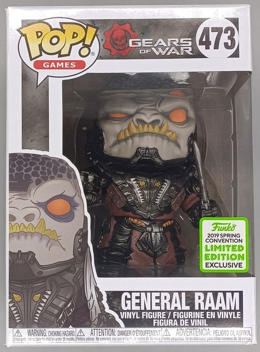 #473 General RAAM - Gears of War - 2019 Con - Box Damaged Funko POP