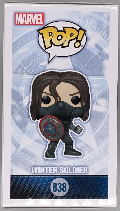 838 Winter Soldier (w/ Shield) Marvel Captain America Winter Soldier Funko POP