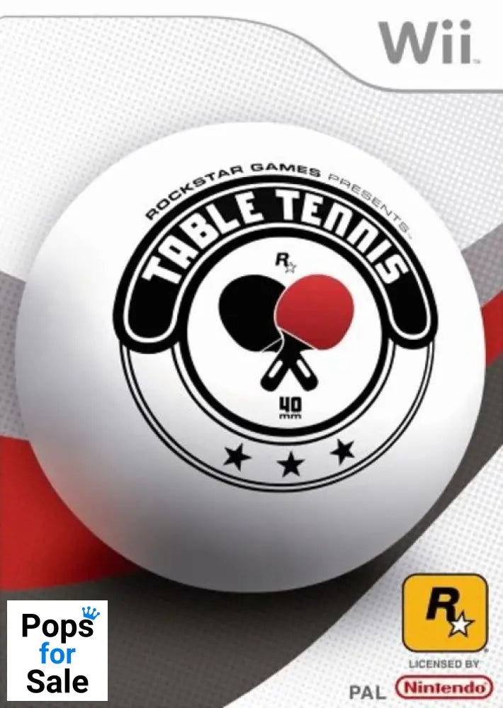 Table Tennis: Rockstar Games Presents for Nintendo Wii/Wii-U