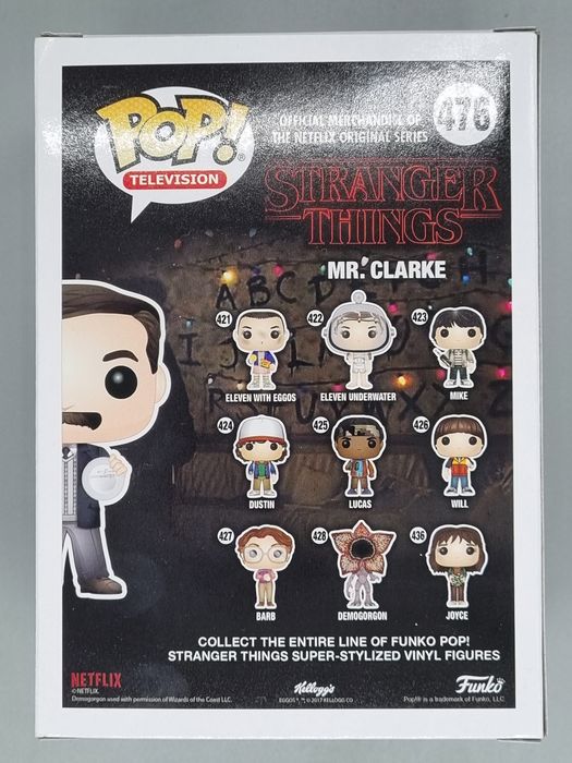 #476 Mr. Clarke - Stranger Things - 2017 Con Funko POP