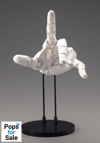 Takahiro Kagami PVC Artist Support Item Hand 1/1 Model Men /L White 22 cm
