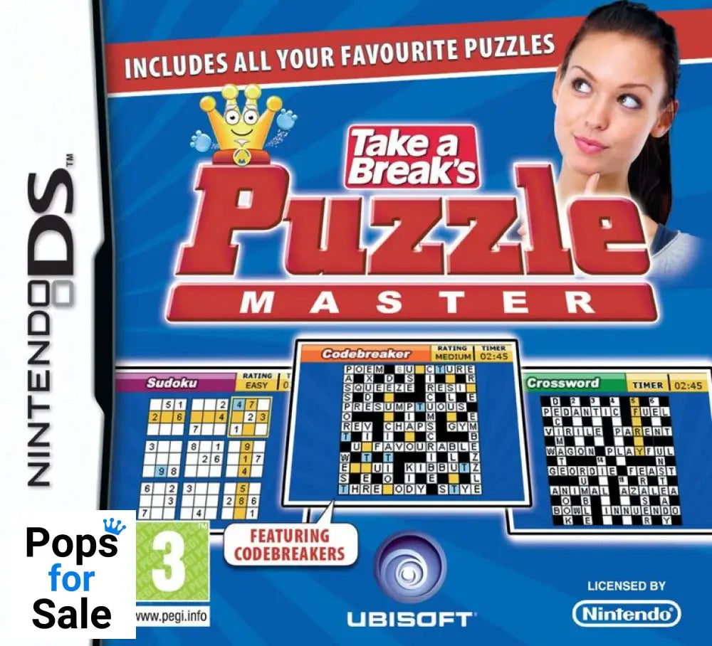 Take a Break's Puzzle Master for Nintendo DS/3DS