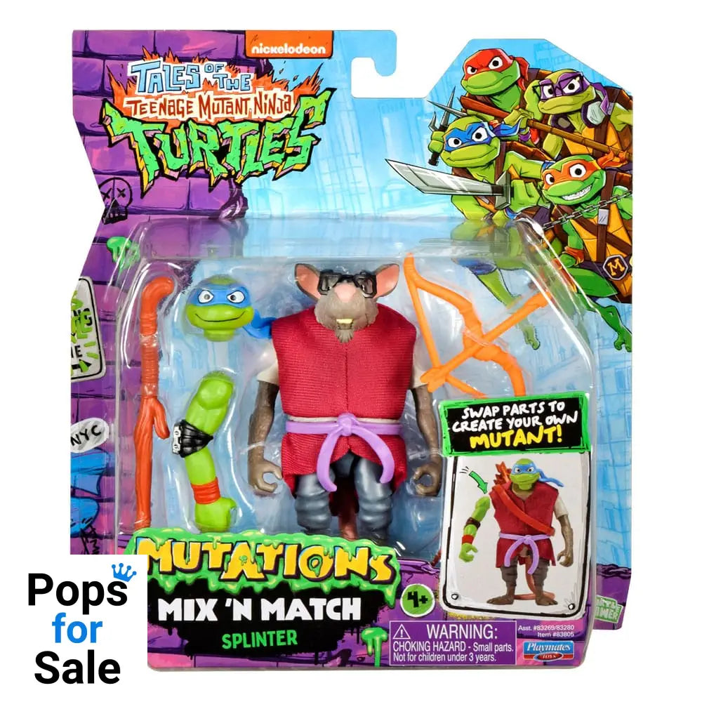 Tales of the Teenage Mutant Ninja Turtles Mix 'n Match Action Figure Splinter 12 cm