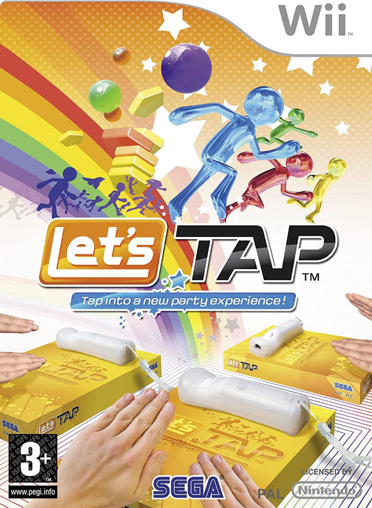 Let's Tap for Nintendo Wii/Wii-U - [No Manual or Tap Box]