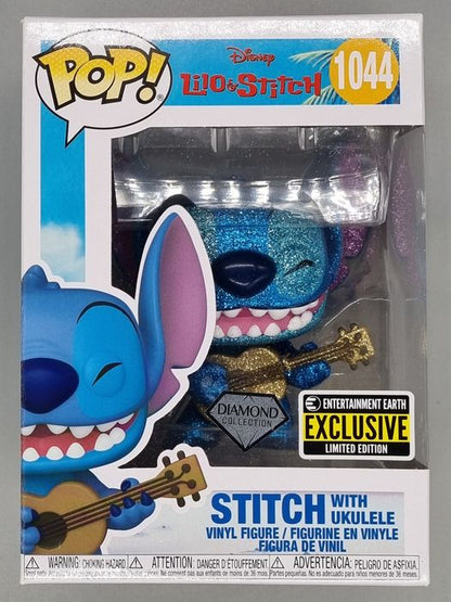 #1044 Stitch (with Ukulele) - Diamond - Disney Lilo & Stitch Funko POP
