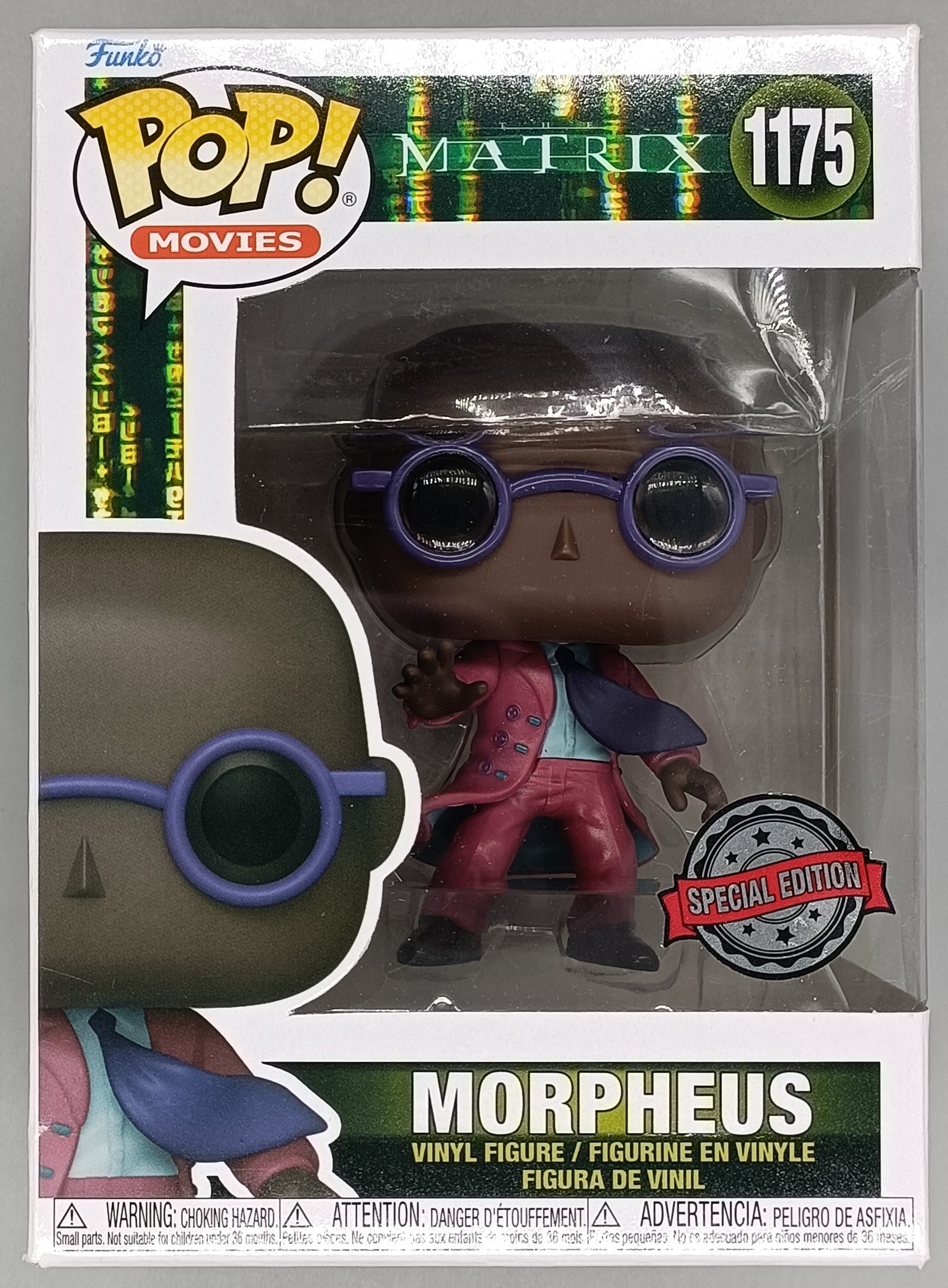 #1175 Morpheus (Purple Suit) The Matrix Resurrections Box Damaged Funko POP