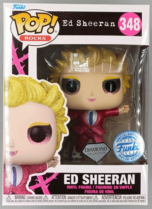 348 Ed Sheeran (Diamond) - Bad Habits - Rocks Funko POP - Brand New