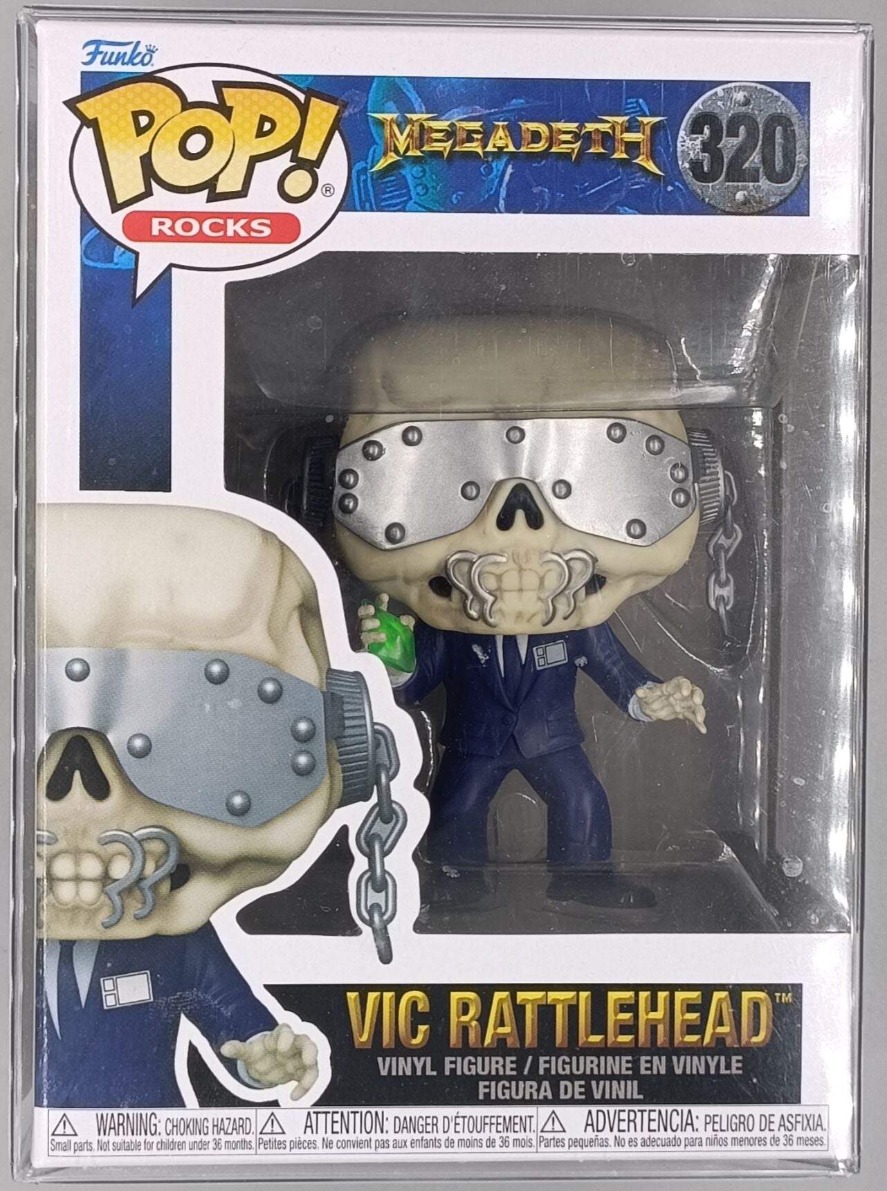 320 Vic Rattlehead - Rocks - Megadeath Funko POP
