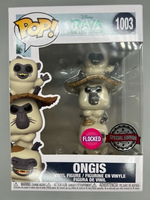 #1003 Ongis - Flocked - Disney Raya The Last Dragon Box Damaged Funko POP