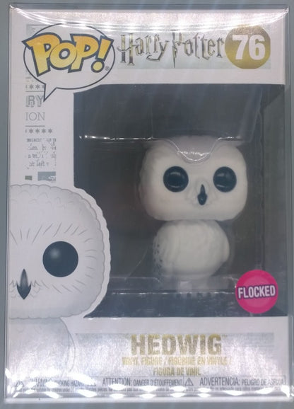 76 Hedwig - Flocked - Harry Potter Funko POP