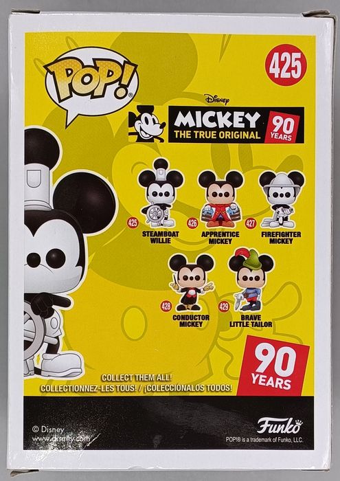 425 Steamboat Willie Disney Mickey's 90th anniversary Funko POP - Box Damaged