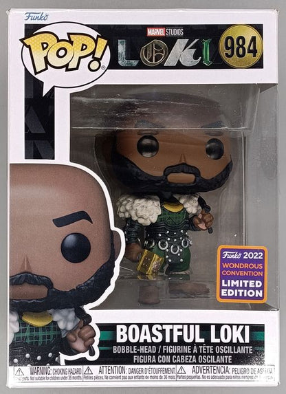#984 Boastful Loki - Marvel Loki - 2022 Con - Box Damaged Funko POP