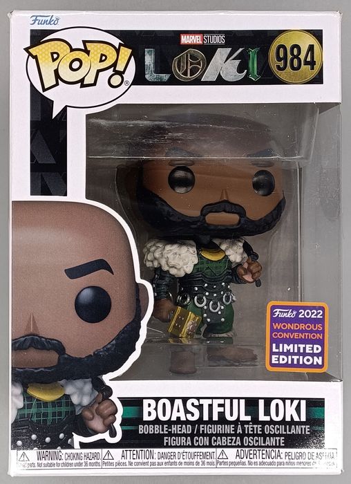 #984 Boastful Loki - Marvel Loki - 2022 Con - Box Damaged Funko POP