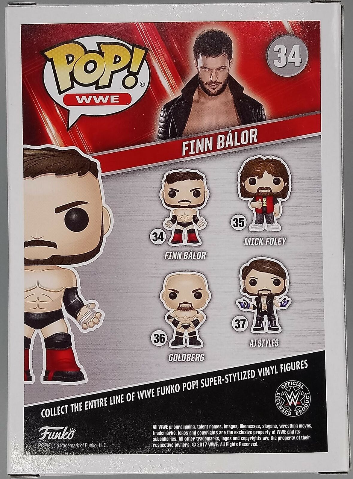 #34 Finn Balor (Masked Demon) - Chase - Pop WWE - 1 in 6 Funko POP