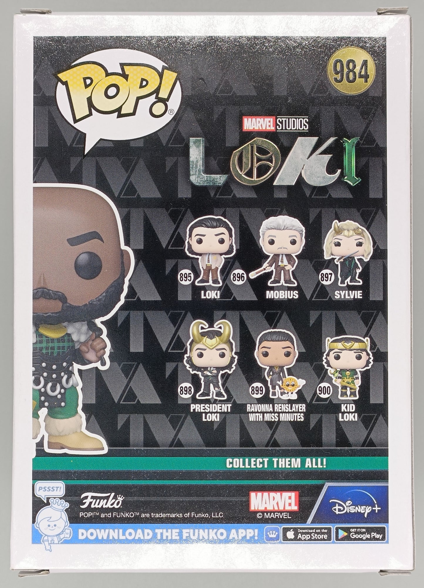 984 Boastful Loki - Marvel Loki - 2022 Con Funko POP - Brand New
