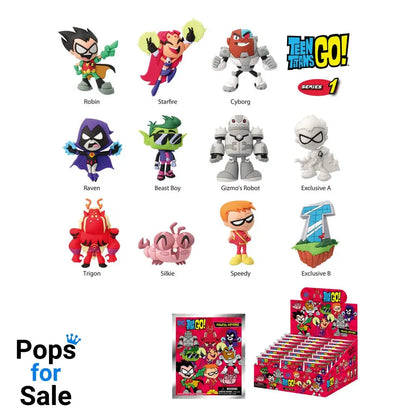 Teen Titans Go! 3D PVC Bag Clips Series 01 Display (24)