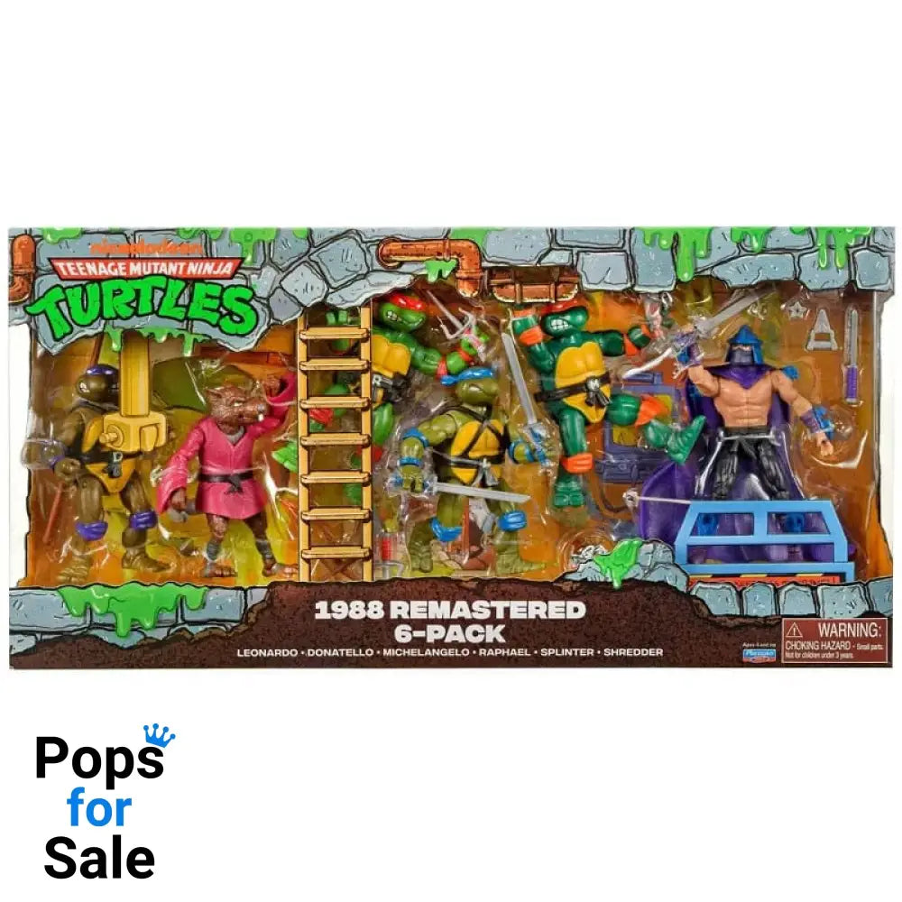 Teenage Mutant Ninja Turtles 6-Pack Action Figures 1988 Remastered - EU Exclusive Action figures
