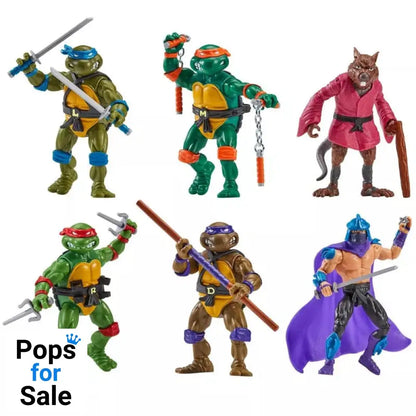 Teenage Mutant Ninja Turtles 6-Pack Action Figures 1988 Remastered heo EU Exclusive