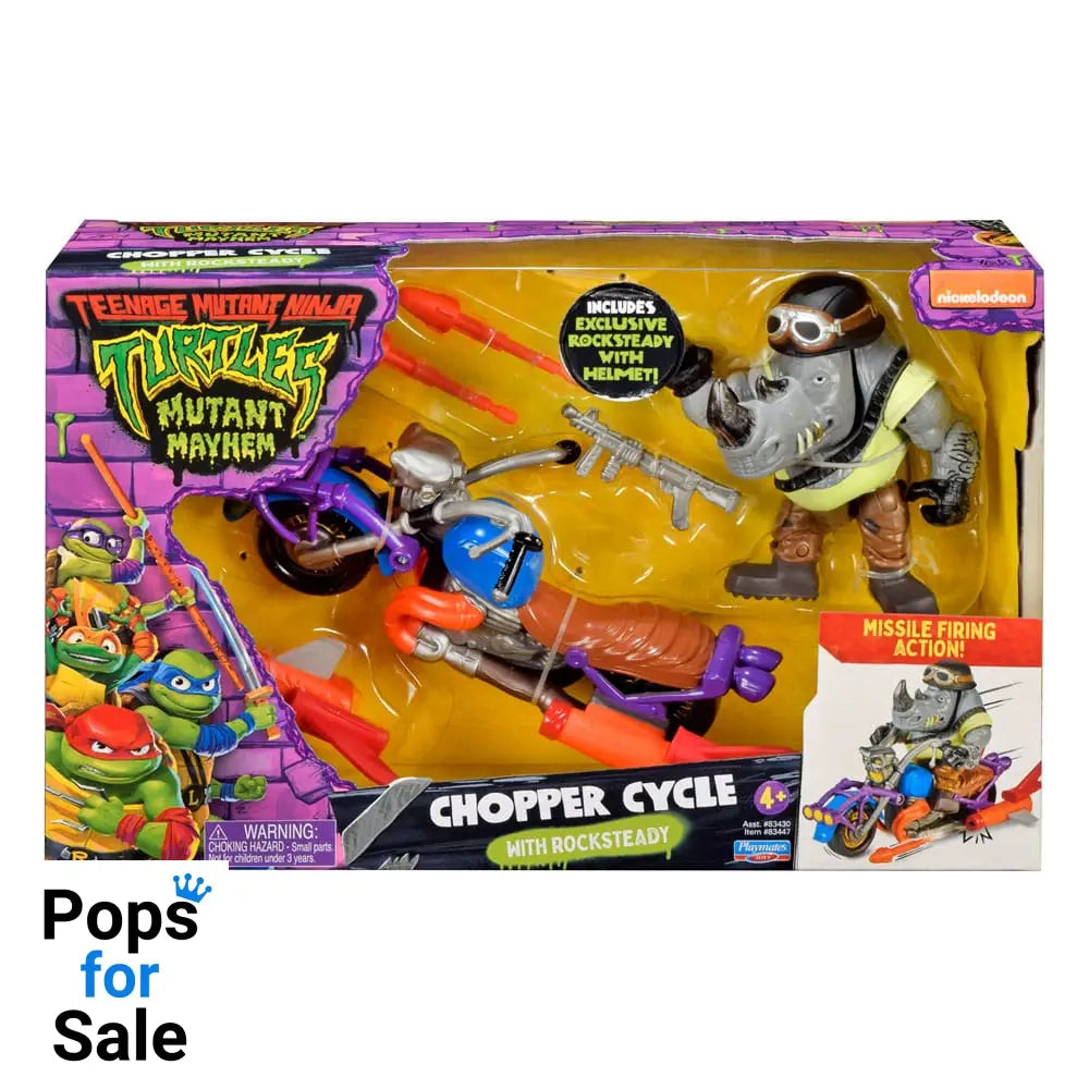 Teenage Mutant Ninja Turtles Action Figure Chopper mit Rocksteady