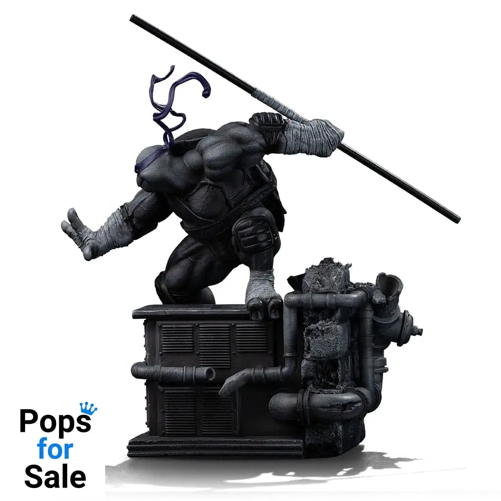 Teenage Mutant Ninja Turtles Art Scale Statue 1/10 Donatello Black and White Variant 26 cm heo exclusive