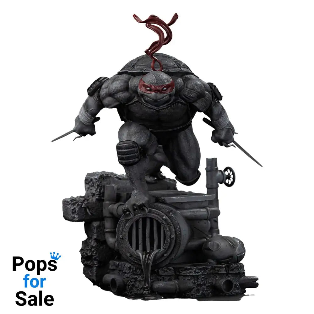 Teenage Mutant Ninja Turtles Art Scale Statue 1/10 Raphael Black and White Variant 26 cm heo exclusive