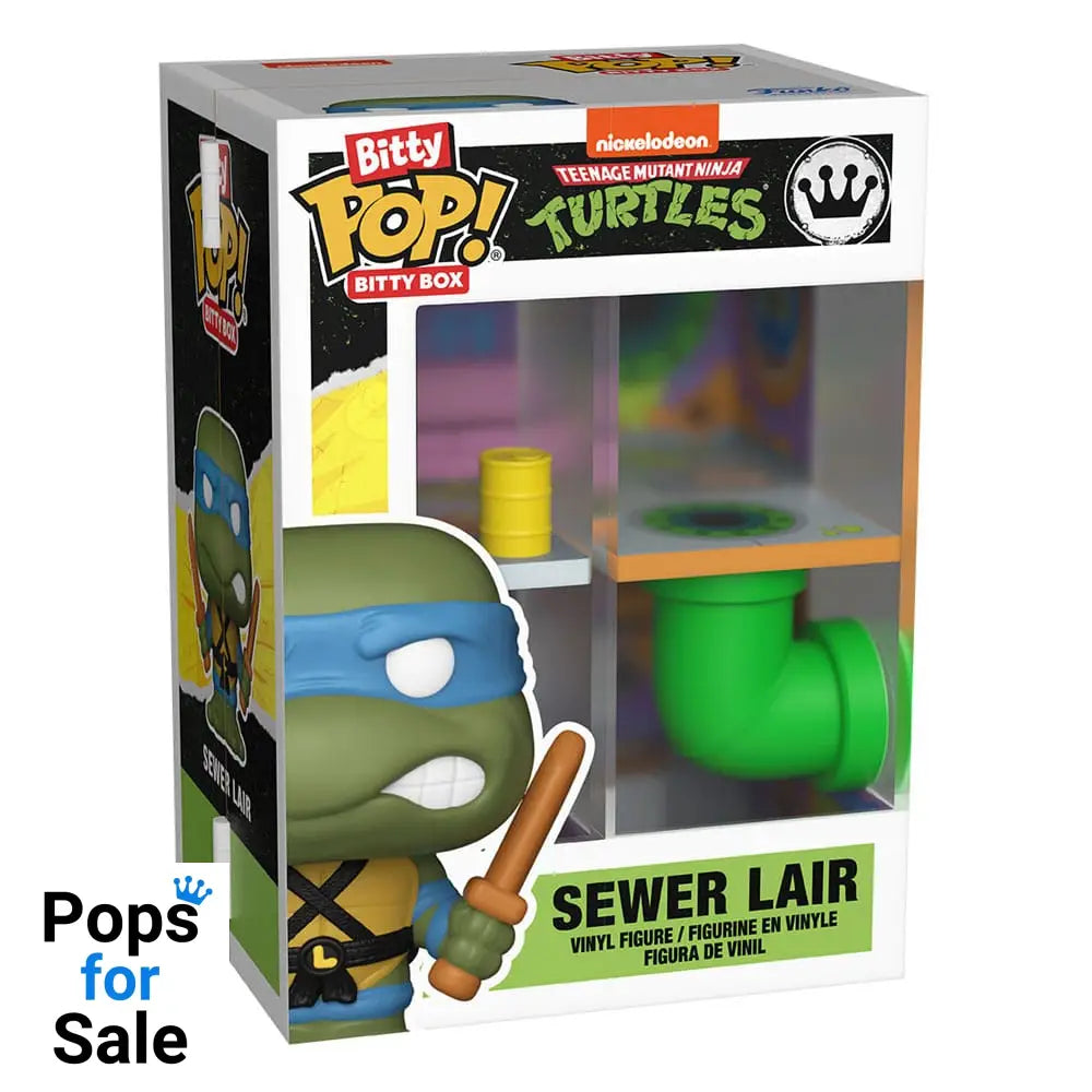 Teenage Mutant Ninja Turtles Bitty POP! Bitty Box Display with 2 Vinyl Figures Sewer Lair