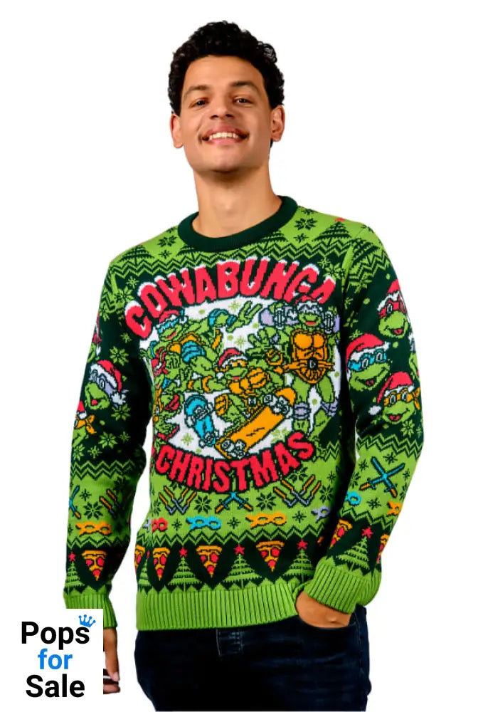 Teenage Mutant Ninja Turtles Christmas Jumper (Size XXXL)
